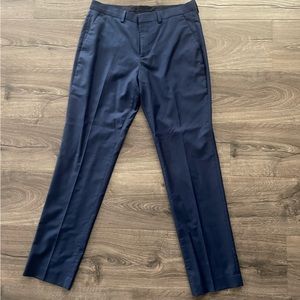 NWOT Express Navy dress pants mens size 30x32 slim